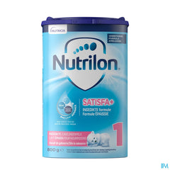 Nutrilon Satisfa+ 1 | Lait épaissi pour Nourrissons Bébé 0-6 mois | Lait en Poudre pour Biberon | Boite 800g