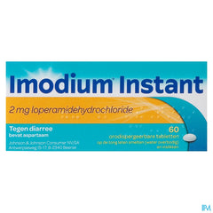 Imodium® Instant, une aide rapide et pratique en cas de diarrhée, 60 comprimés orodispersibles