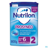 Nutrilon Prosyneo 2 | Lait de suite Bébé dès 6 mois | Lait en Poudre pour Biberon | Boite 800g