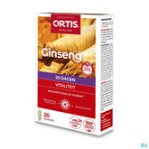 Ortis Vitalite Ginseng 20 Comp 20
