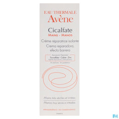 Eau Thermale Avène CICALFATE Mains Crème Réparatrice Isolante - Mains très sèches et irritées