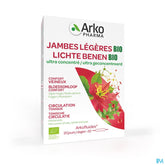 Arkopharma Arkofluides Jambes Légères Bio Confort veineux et circulation tonique 20 Ampoules