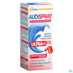 Audispray Ultra 20 ml Traitement et élimination des bouchons d'oreille et de cérumen