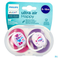 Philips Avent Sucette 6m+ Happy Girl