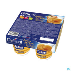 Delical Nutra Pote Pomme Abricot 4x125g