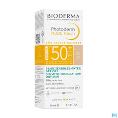 Bioderma Photoderm Nude Spf50+ Tres Claire 40ml