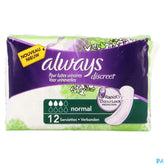 Always Discreet Incontinence Pad Normal 12