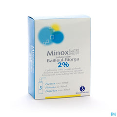 Minoxidil 2% solution pour application cutanée 3x60 ml