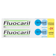 Fluocaril Bi-fluore 145 Gencive 2x75ml Nf Promo-2€