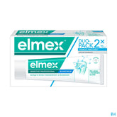 elmex Sensitive Professional Blancheur Dentifrice Dents Sensibles 2x75ml