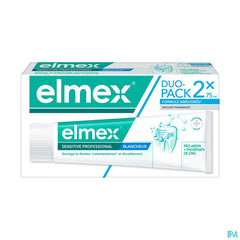 elmex Sensitive Professional Blancheur Dentifrice Dents Sensibles 2x75ml
