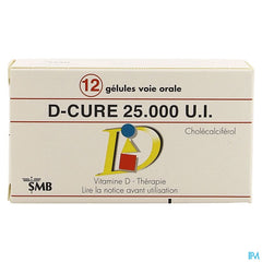 D-cure 25000ui Gelules 12