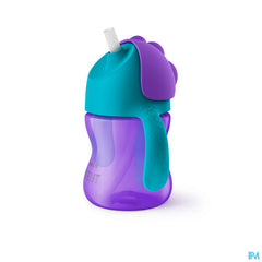 Philips Avent Gobelet Paille Girl Mauve 200ml SCF796/02