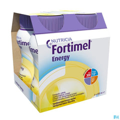 Fortimel Energy Goût Vanille Bouteilles 4x200ml