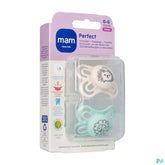 Mam Perfect Sucette Silicone Pure 0-6m Uni 2