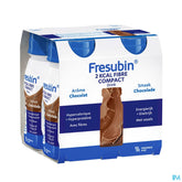 Fresubin 2 Kcal Fibre Compact Drink Choco 4x125ml