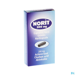 Norit 200 mg 30 gélules capsules charbon activé Antidiarrhéiques Kela Pharma