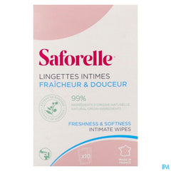Saforelle Lingettes Flushable 10