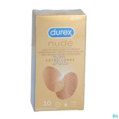 Durex Nude Xl Preservatifs 10