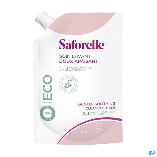 Saforelle Soin Lavant Doux Eco Recharge 400ml
