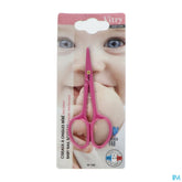 CISEAUX BEBE INOX BLEU / ROSE