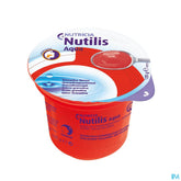 Nutilis Aqua Eau Gélifiée Goût Grenadine Cups 12x125g