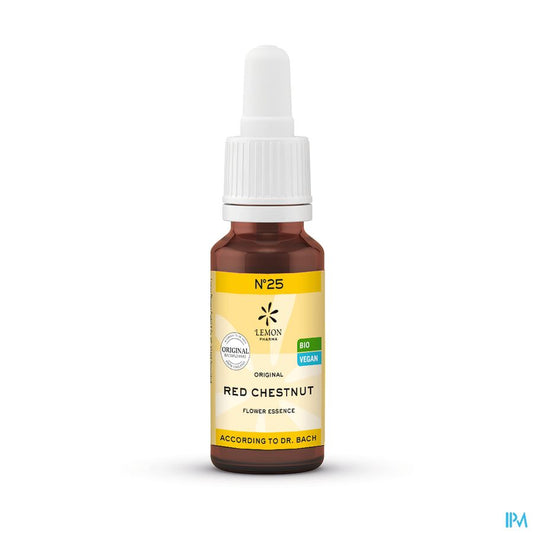 Fleurs de Bach Bio N°25 Red Chesnut 20ml