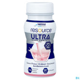 Resource Ultra Fraise 4x125ml