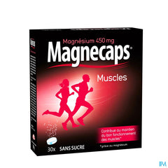 Magnecaps Muscles Magnésium 450mg 30 comprimés effervescents