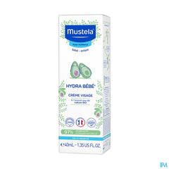 Mustela Hydra bébé® crème visage - Peau normale 40ml