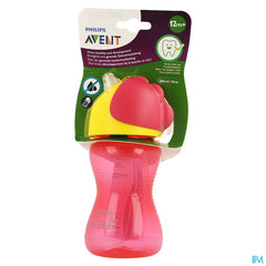 Philips Avent Gobelet Paille Girl Rose 300ml SCF798/02