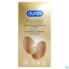 Durex Nude Xl Preservatifs 10