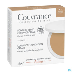 Eau Thermale Avène Fond de Teint Compact Crème 1.1 Naturel Couvrance