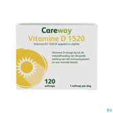 Careway Vitamine D 1520iu Softcaps 120