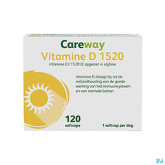 Careway Vitamine D 1520iu Softcaps 120
