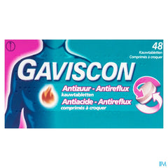Gaviscon Antiacide-antireflux Comp A Croquer 48