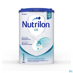 Nutrilon AR 1 | En cas de régurgitations | Lait Bébé 0-6 Mois | Lait en Poudre pour Biberon | Boîte 800g