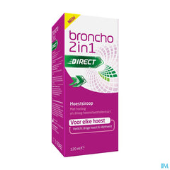 Broncho® 2 in 1 Adult Sirop Contre La Toux Goût D’Orange- Toux Sèche, Toux Grasse