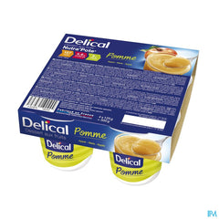 Delical Nutra Pote Pomme Pomme 4x125g