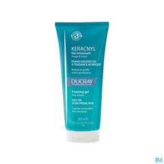 Ducray KERACNYL Gel Moussant Visage et Corps Nettoie et purifie - Peaux grasses ou à tendance acnéique