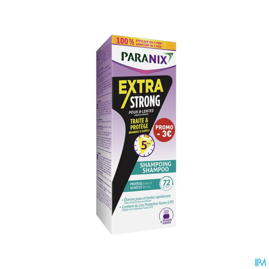 PARANIX EXTRA STRONG SHAMP 200ML -3EUR