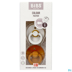 Bibs 1 Sucette Duo Haze/caramel 2