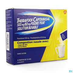 Therafixx-capitanasal 500/60mg Sol Buv Sach 14x6g