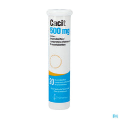 Cacit 500mg 20 comprimés effervescents - Supplément de Calcium en cas de ostéoporose