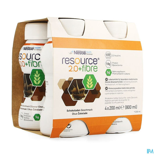 Resource 2.0 Fibre Chocolat 4x200ml 12209495