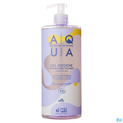 Aqua Gel Douche Dermo Nettoyant Bio Fl Pompe 1l
