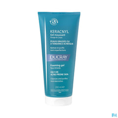 Ducray KERACNYL Gel Moussant Visage et Corps Nettoie et purifie - Peaux grasses ou à tendance acnéique