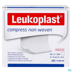Leukoplast Compress N/woven St. 5cmx5cm 50x2
