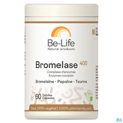 Bromelase 400 Enzymes Be Life Nf Pot Gel 60