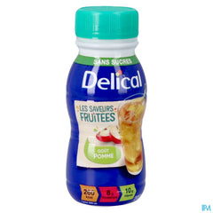 Delical Saveurs Fruitees Pomme S/sucre 4x200ml